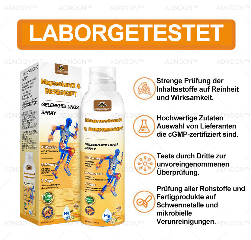 30upsell💧🐝ADNOON™ Magnesiumöl & Bienengift Gelenkheilungsspray 🏅👨‍⚕️