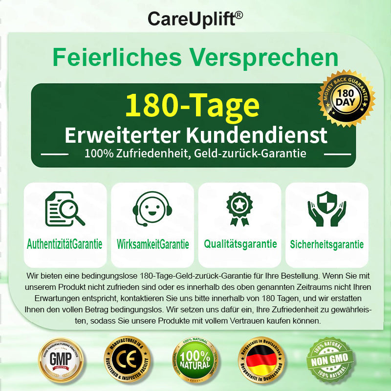 ☘️ CareUplift® hat eine Überraschung für Sie! Sie haben bereits ein tolles Angebot erhalten – aber jetzt haben Sie ein noch besseres freigeschaltet: 👉 Sie erhalten satte 50 % Rabatt auf Ihren nächsten Einkauf – aber nur für die nächsten zwei Minuten!