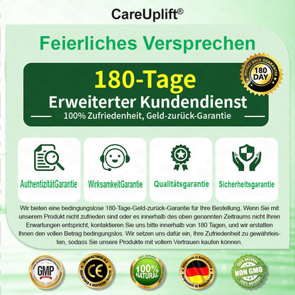☘️ CareUplift® hat eine Überraschung für Sie! Sie haben bereits ein tolles Angebot erhalten – aber jetzt haben Sie ein noch besseres freigeschaltet: 👉 Sie erhalten satte 50 % Rabatt auf Ihren nächsten Einkauf – aber nur für die nächsten zwei Minuten!