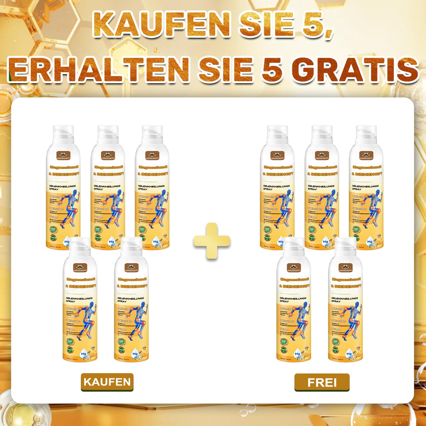 30upsell💧🐝ADNOON™ Magnesiumöl & Bienengift Gelenkheilungsspray 🏅👨‍⚕️